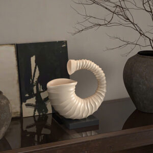 Tượng ốc vòi voi đế đá