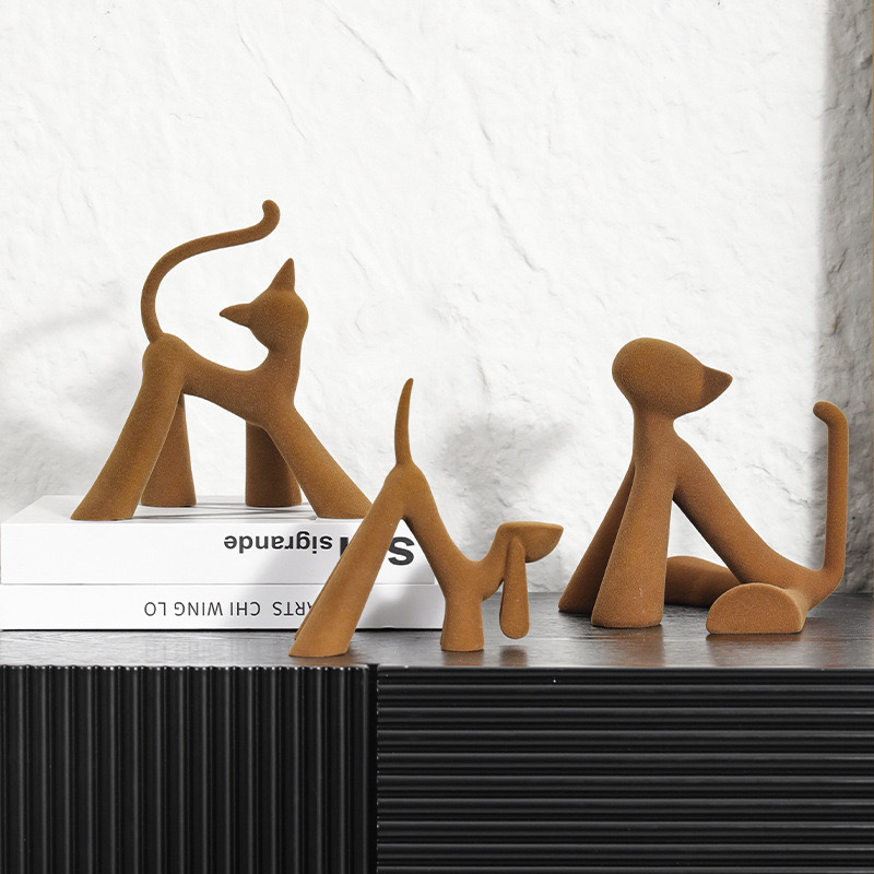 Bộ tượng bọc nhung