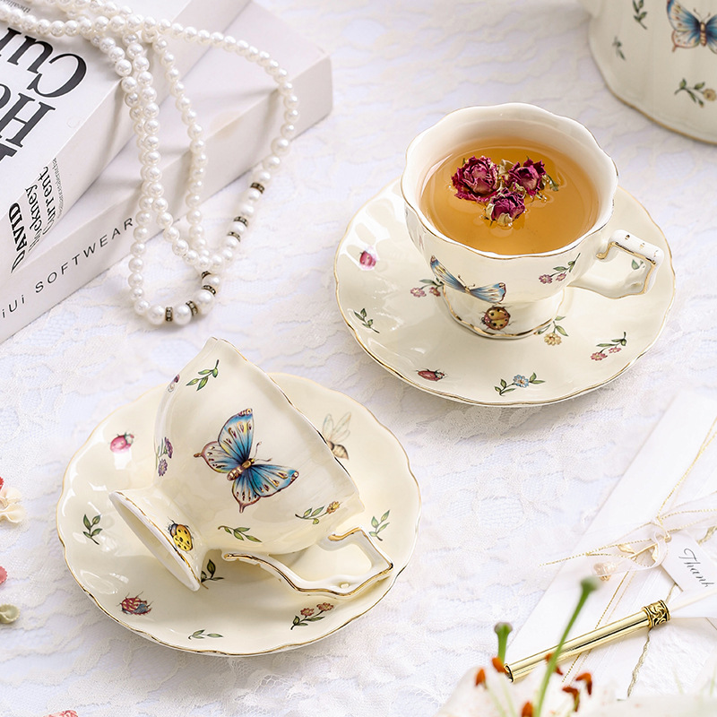 Set trà chiều họa tiết cánh bướm - Ảnh 2