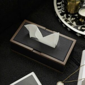 Hộp giấy black leather