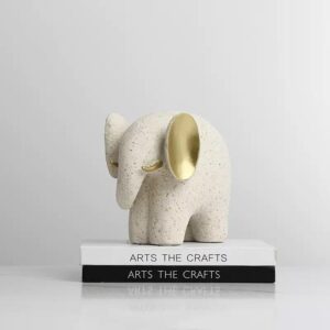 Tượng Cặp Voi tai vàng