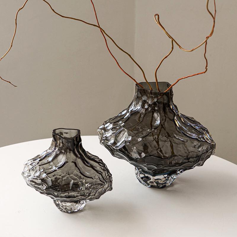 bình hoa wabi thủy tinh