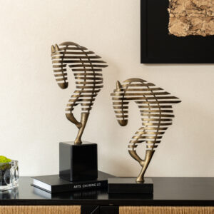 cặp tượng mã đáo đế thép