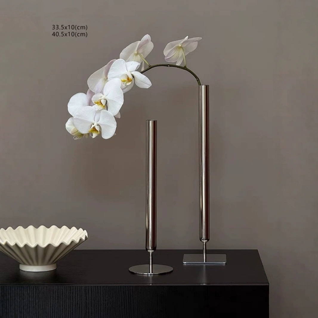 Cặp chân thép bạc